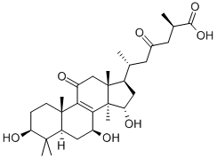 GANODERIC ACID C2 구조식 이미지