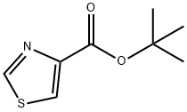 4-Thiazolecarboxylic acid tert-butyl ester Structure