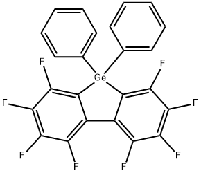 1,2,3,4,5,6,7,8-Octafluoro-9,9-diphenyl-9-germa-9H-fluorene Structure