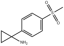 시클로프로판아민,1-[4-(메틸술포닐)페닐]- 구조식 이미지