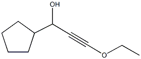 a-(2-Ethoxyethynyl)-cyclopentanemethanol Structure