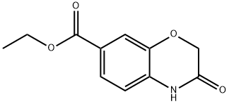 ETHYL 3-OXO-3,4-DIHYDRO-2H-BENZO[B][1,4]OXAZINE-7-CARBOXYLATE 구조식 이미지