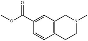 Methyl 2-methyl-1,2,3,4-tetrahydroisoquinoline-7-carboxylate 구조식 이미지
