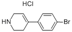 4-(4-브로모페닐)-1,2,3,6-테트라하이드로피리딘염산염 구조식 이미지