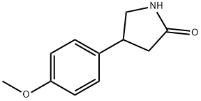 4-(4'-Methoxyphenyl)-2-pyrrolidinone Structure