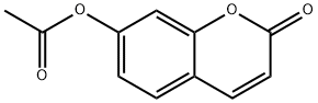 7-ACETOXYCOUMARIN 구조식 이미지