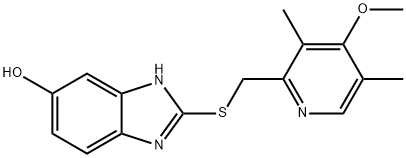 5-O-Desmethyl Omeprazole Sulfide Structure