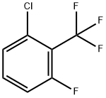2-CHLORO-6-FLUOROBENZOTRIFLUORIDE 98 구조식 이미지