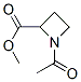 2-아제티딘카르복실산,1-아세틸-,메틸에스테르(9CI) 구조식 이미지