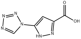 5-(1H-tetrazol-1-yl)-1H-pyrazole-3-carboxylic acid(SALTDATA: FREE) 구조식 이미지