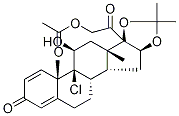 10392-75-3 (11β,16α)-21-(Acetyloxy)-9-chloro-11-hydroxy-16,17-[(1-Methylethylidene)bis(oxy)]-pregna-1,4-diene-3,20-dione