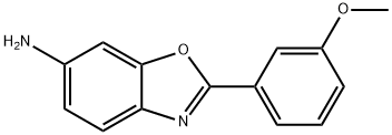 2-(3-methoxyphenyl)-1,3-benzoxazol-6-amine 구조식 이미지