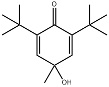 2,6-Di(tert-butyl)-4-hydroxy-4-methyl-2,5-cyclohexadien-1-one Structure
