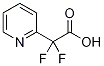 2-Pyridineacetic acid, a,a-difluoro- Structure