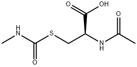 N-ACETYL-S-(N-METHYLCARBAMOYL)-L-CYSTEINE Structure