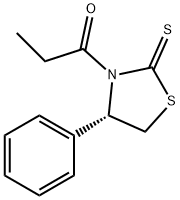 1-[(4R)-4-phenyl-2-thioxo-3-thiazolidinyl]-1-Propanone Structure
