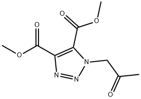 Dimethyl1-(2-oxopropyl)-1H-1,2,3-triazole-4,5-dicarboxylate 구조식 이미지