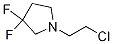 1-(2-chloroethyl)-3,3-difluoro-Pyrrolidine Structure