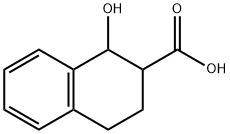 1-Hydroxy-1,2,3,4-Tetrahydronaphthalene-2-Carboxylic Acid 구조식 이미지