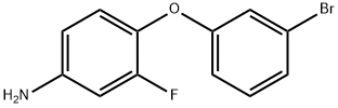 4-(3-브로모페녹시)-3-플루오로아닐린 구조식 이미지
