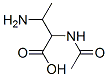 Butanoic  acid,  2-(acetylamino)-3-amino- Structure