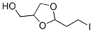 2-(2-iodoethyl)-1,3-dioxolane-4-methanol  Structure