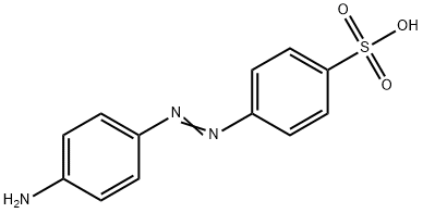 4'-Aminoazobenzene-4-sulphonic acid 구조식 이미지
