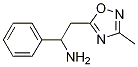 2-(3-Methyl-[1,2,4]oxadiazol-5-yl)-1-phenyl-ethylamine 구조식 이미지