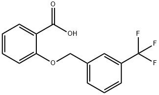 2-{[3-(trifluoromethyl)benzyl]oxy}benzoic acid Structure
