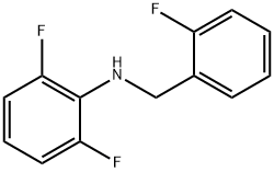 2,6-Difluoro-N-(2-fluorobenzyl)aniline, 97% Structure