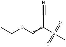 3-ethoxy-2-(methylsulfonyl)acrylonitrile 구조식 이미지