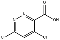 4,6-Dichloro-3-pyridazinecarboxylic acid 구조식 이미지