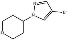 4-Bromo-1-tetrahydro-2H-pyran-4-yl-1H-pyrazole 구조식 이미지