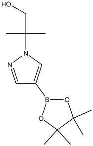 1H-Pyrazole-1-ethanol, β,β-diMethyl-4-(4,4,5,5-tetraMethyl-1,3,2-dioxaborolan-2-yl- Structure