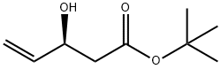 (S)-tert-부틸3-히드록시펜트-4-에노에이트 구조식 이미지