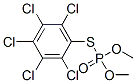 티오인산O,O-디메틸S-(펜타클로로페닐)에스테르 구조식 이미지