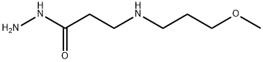 3-[(3-METHOXYPROPYL)AMINO]PROPANOHYDRAZIDE Structure