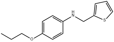 4-Propoxy-N-(2-thienylmethyl)aniline Structure