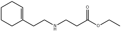 Ethyl 3-{[2-(1-cyclohexen-1-yl)ethyl]-amino}propanoate Structure
