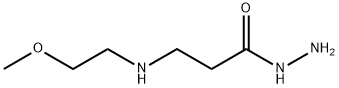 3-[(2-METHOXYETHYL)AMINO]PROPANOHYDRAZIDE Structure