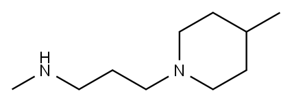 N-Methyl-3-(4-methyl-1-piperidinyl)-1-propanamine Structure