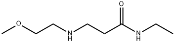 N-Ethyl-3-[(2-methoxyethyl)amino]propanamide 구조식 이미지