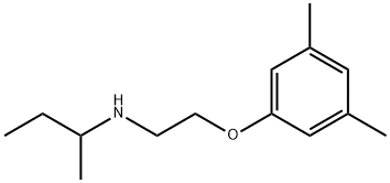 N-[2-(3,5-Dimethylphenoxy)ethyl]-2-butanamine Structure