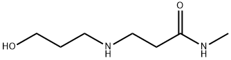 3-[(3-HYDROXYPROPYL)AMINO]-N-METHYLPROPANAMIDE 구조식 이미지