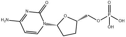2',3'-Dideoxycytidine 5'-monophosphate 구조식 이미지