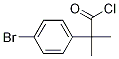2-(4-브로모페닐)-2-메틸프로파노일클로라이드 구조식 이미지