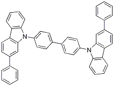 4,4'-Bis(2-phenyl-9H-carbazol-9-yl)-1,1'-biphenyl 구조식 이미지