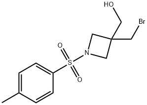 (3-(BroMoMethyl)-1-(p-톨루엔술포닐)아제티딘-3-일)메탄올 구조식 이미지