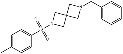 2,6-Diazaspiro[3.3]heptane, 2-[(4-Methylphenyl)sulfonyl]-6-(phenylMethyl)- 구조식 이미지