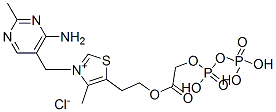2-acetylthiamine pyrophosphate Structure